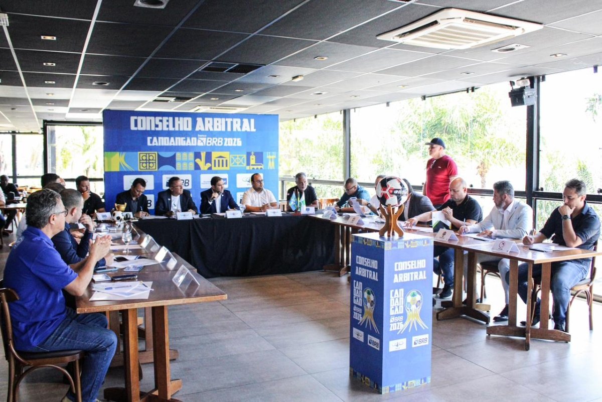 Reunião do arbitral do Candangão 2026