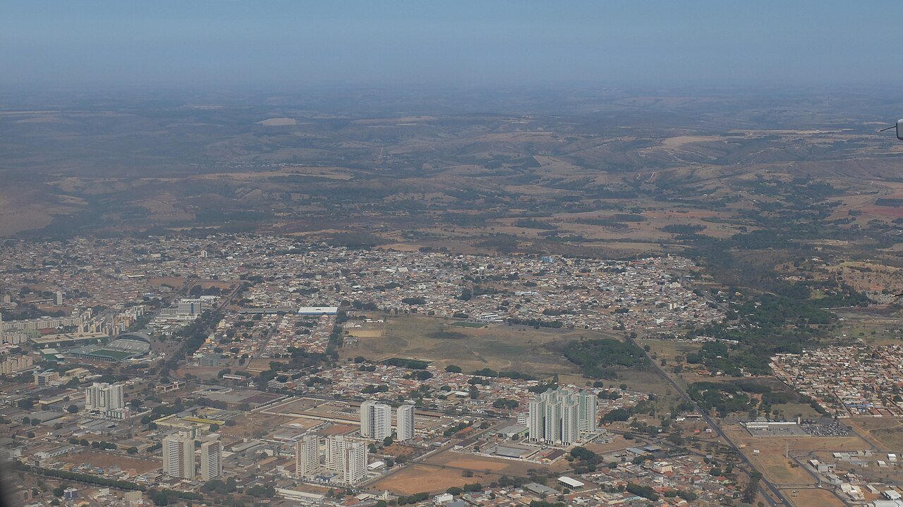 Vista aérea da região administrativa do Gama, no Distrito Federal