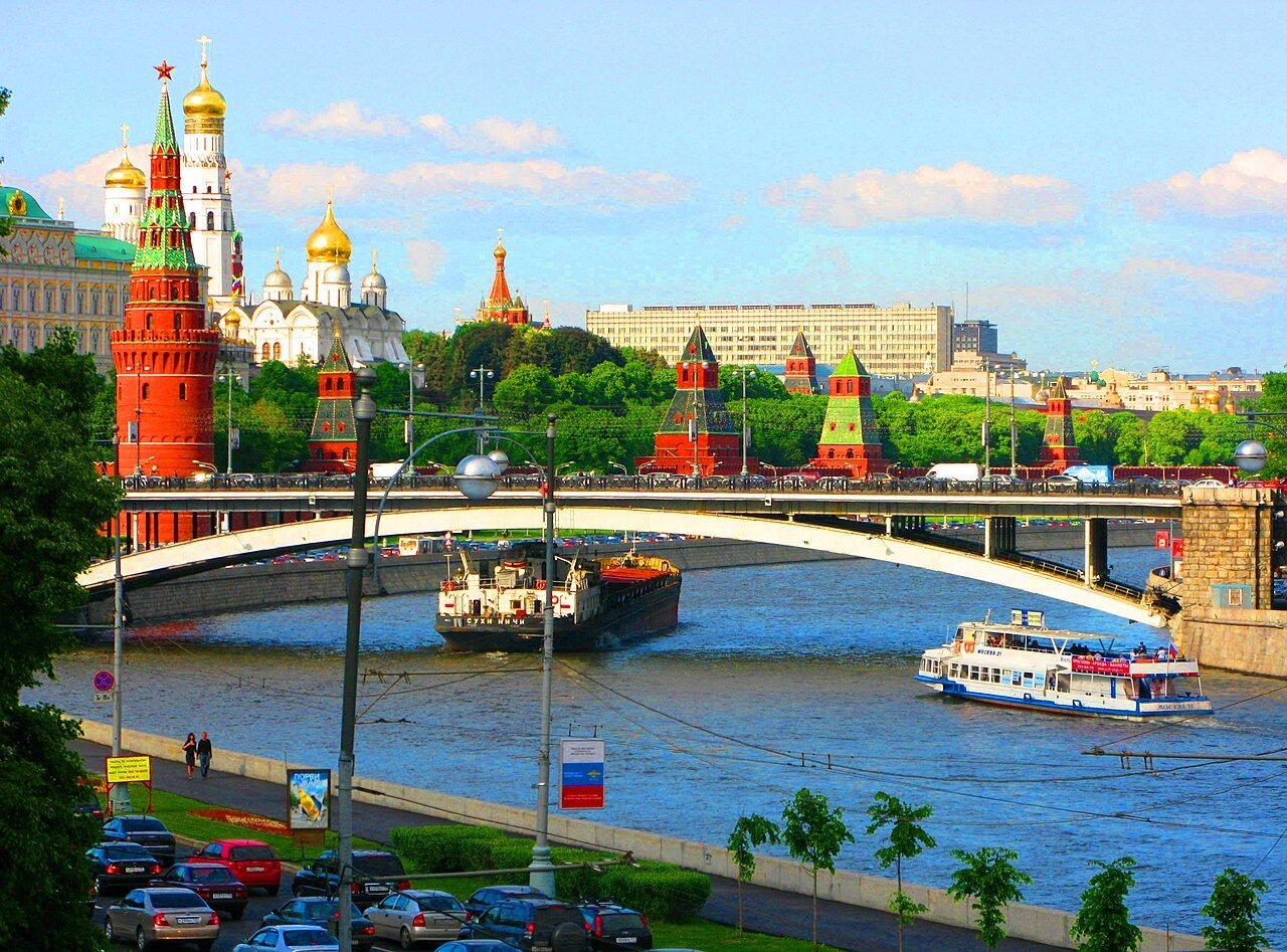 Vista do Kremlin e do rio Moscou, na capital russa