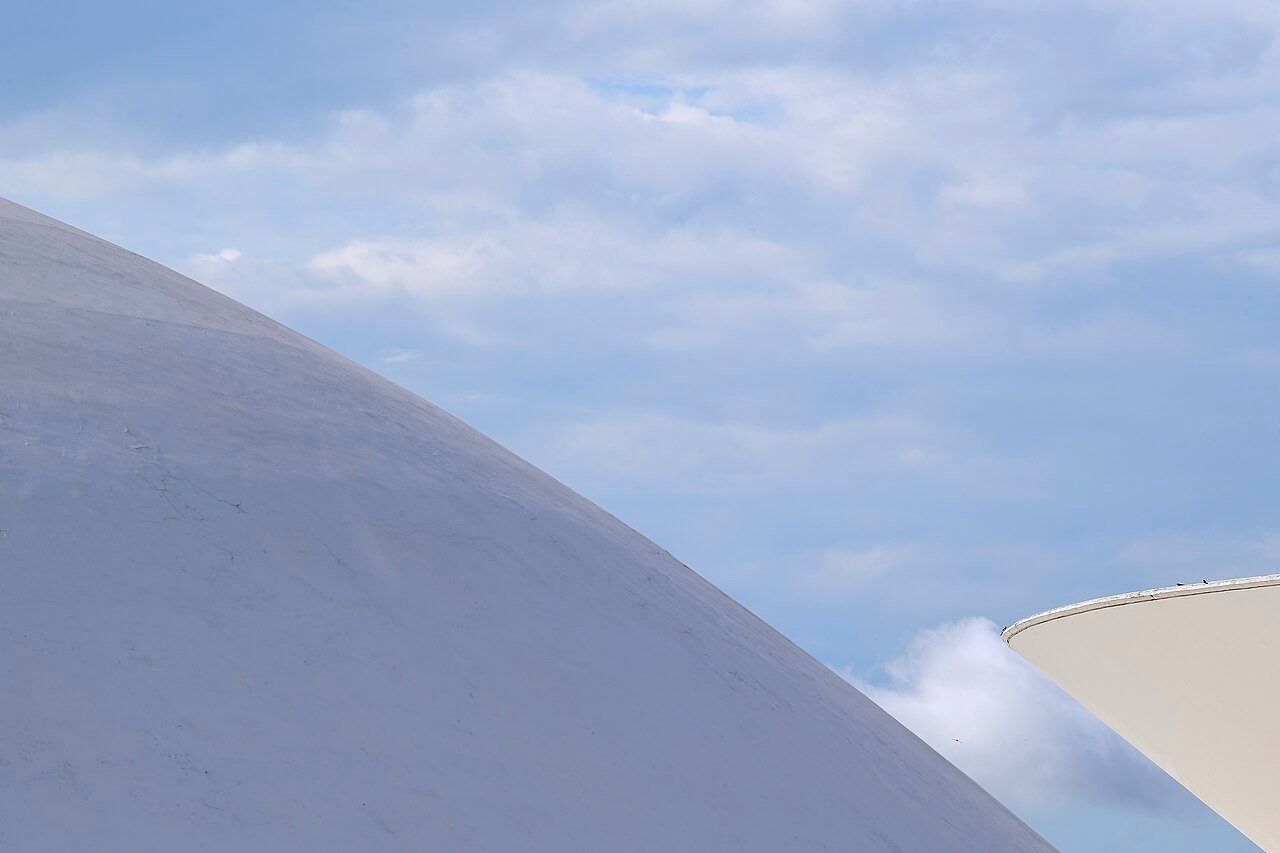 Cúpula do Palácio do Congresso Nacional, sede do Senado Federal, em Brasília