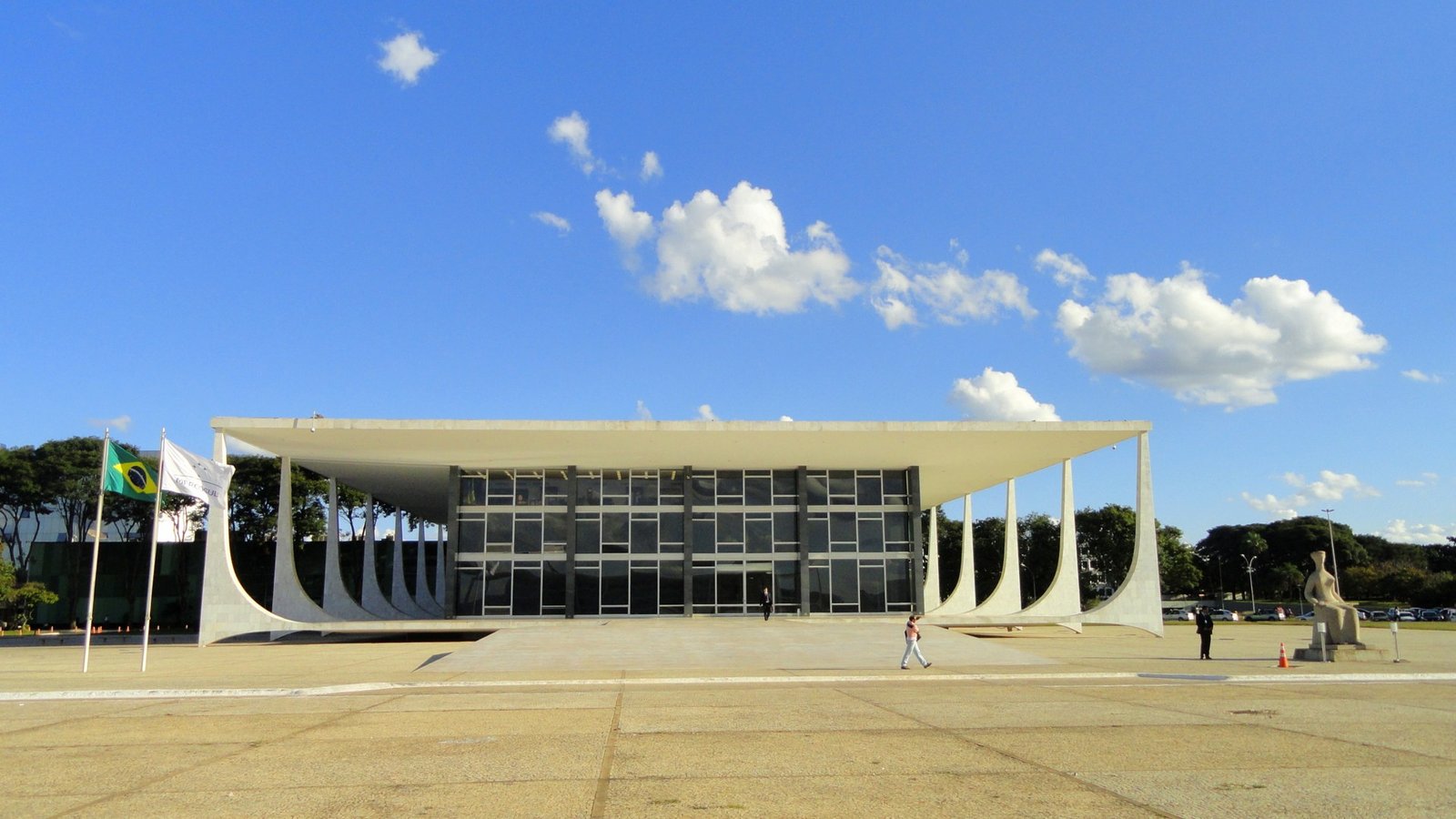 Fachada do Palácio do Supremo Tribunal Federal, na Praça dos Três Poderes, em Brasília; foto de arquivo