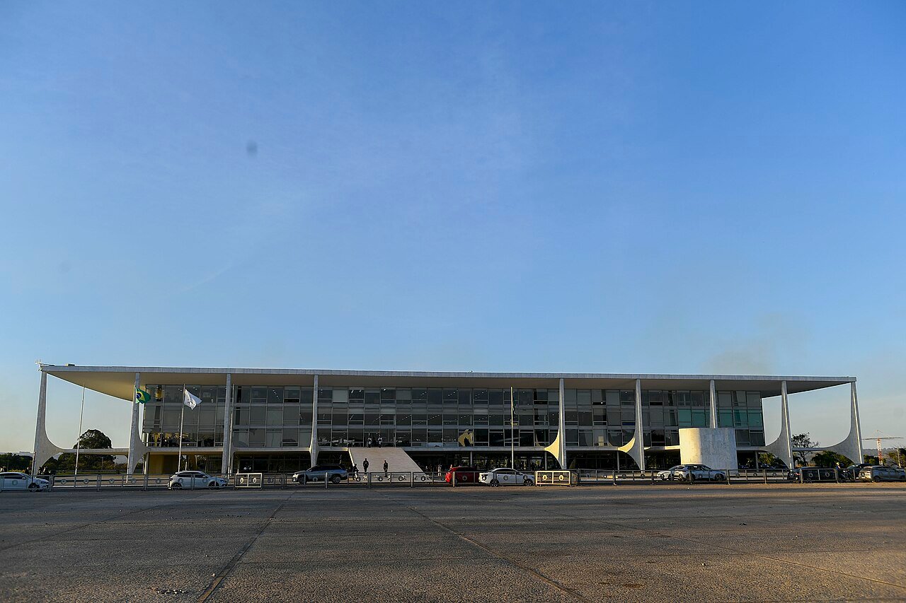 Fachada do Palácio do Planalto, em Brasília, sede do governo federal